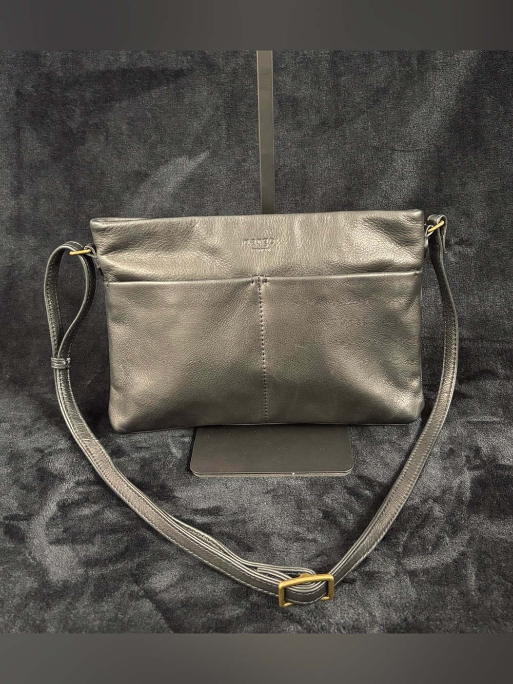 Margot New York Genuine Leather Crossbody Bag
